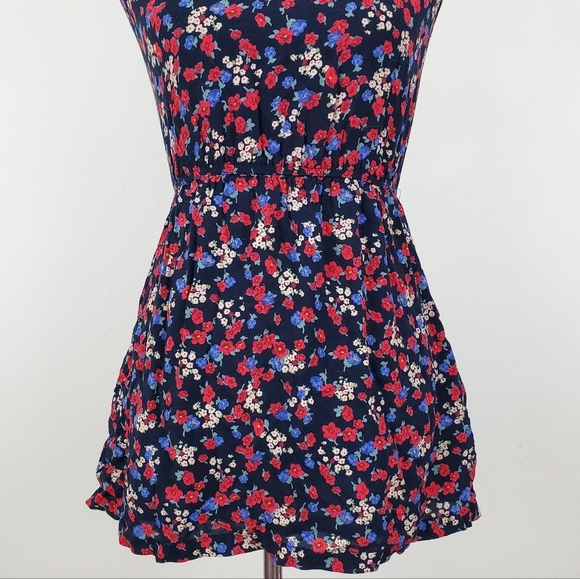 Forever 21 Floral Criss Cross Back Tunic - Picture 4 of 13
